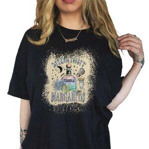 Midnight Margaritas Unisex Crew Neck Tee – Fun Party Vibes Shirt S-4XL